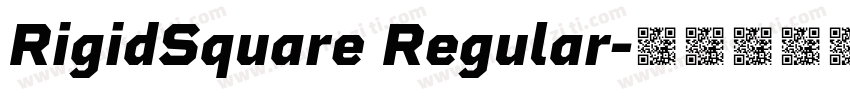 RigidSquare Regular字体转换
